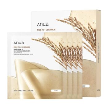 Anua Rice 70 Glow Collagen Mask 38g